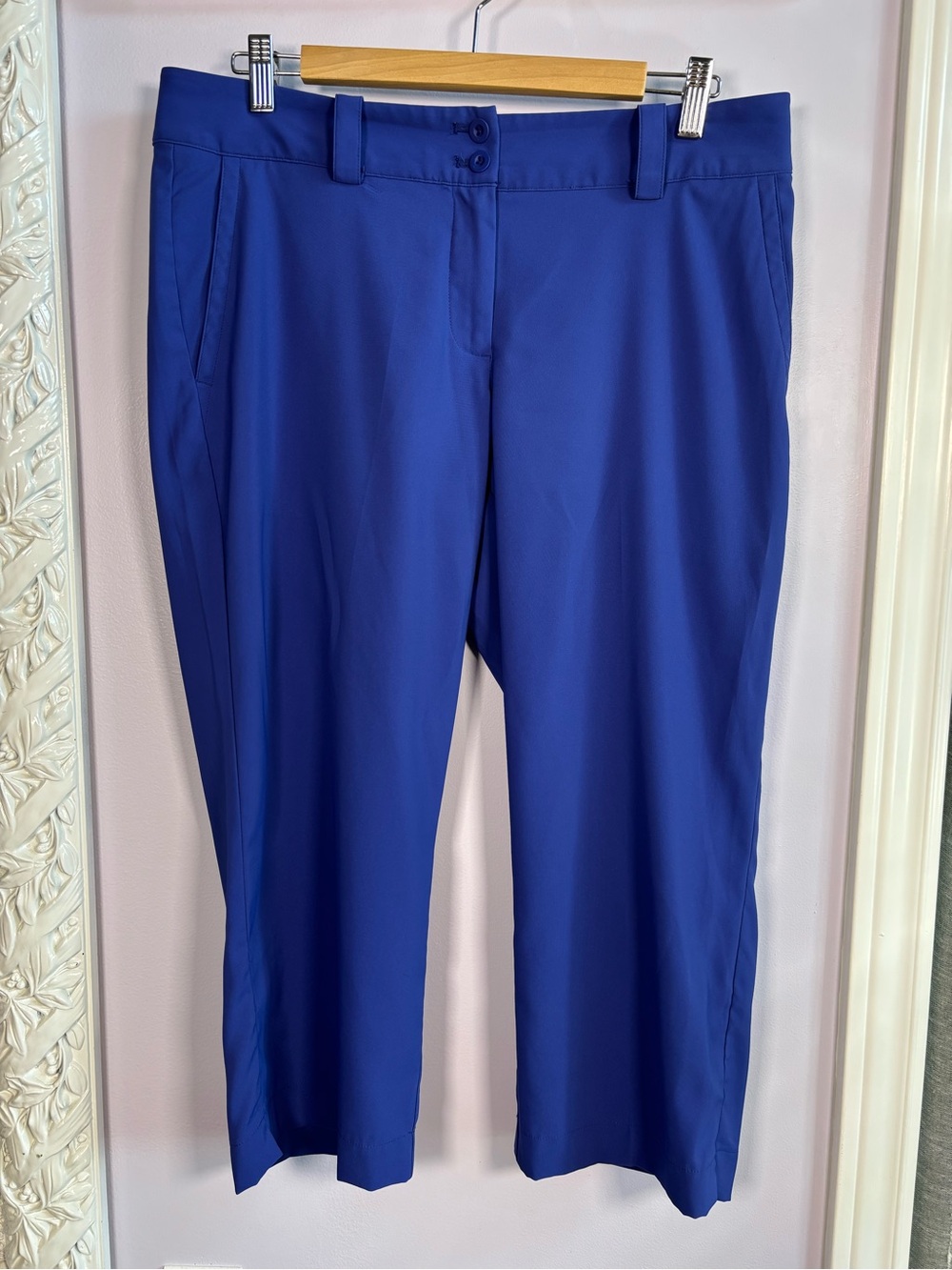 Nike Womens Golf Athletic Pants in Cobalt Blue Size 10